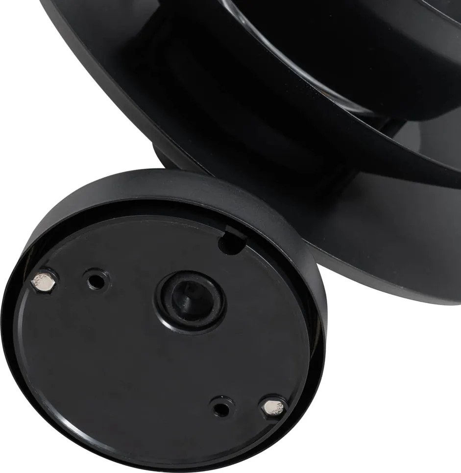 Designerska lampa ścienna zewnętrzna czarna IP44 - Morty