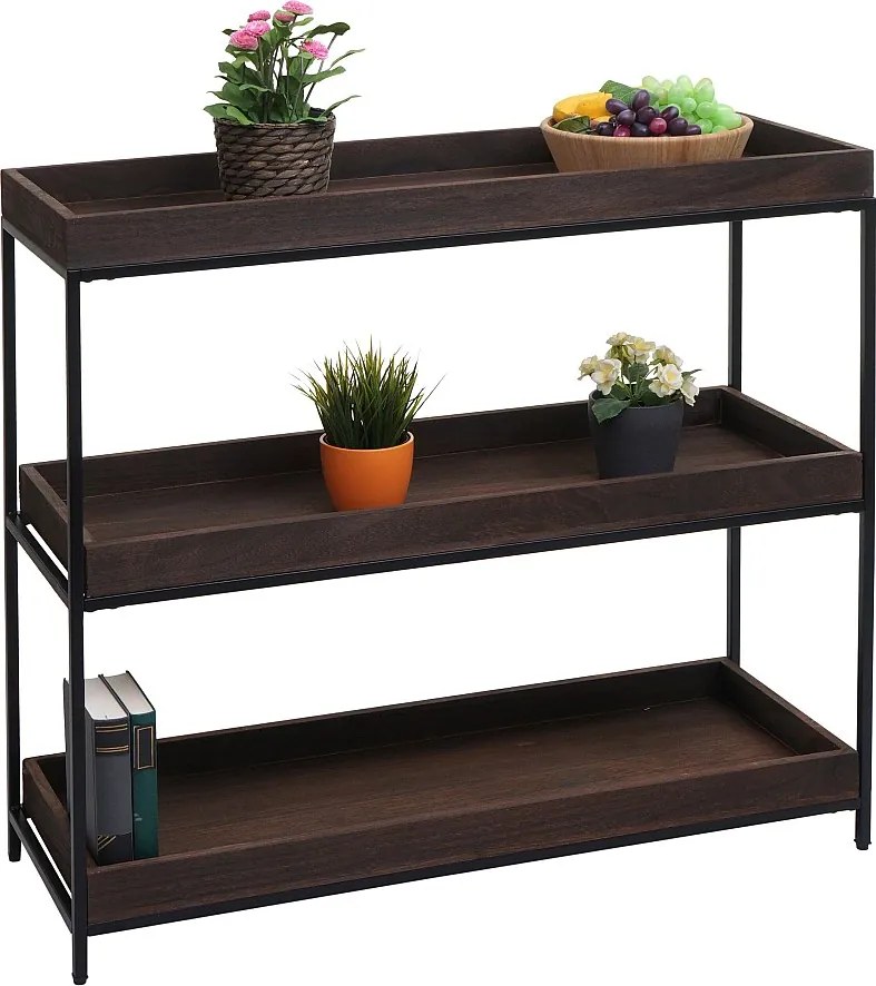 Półka MCW-K71,  ciemny brąz