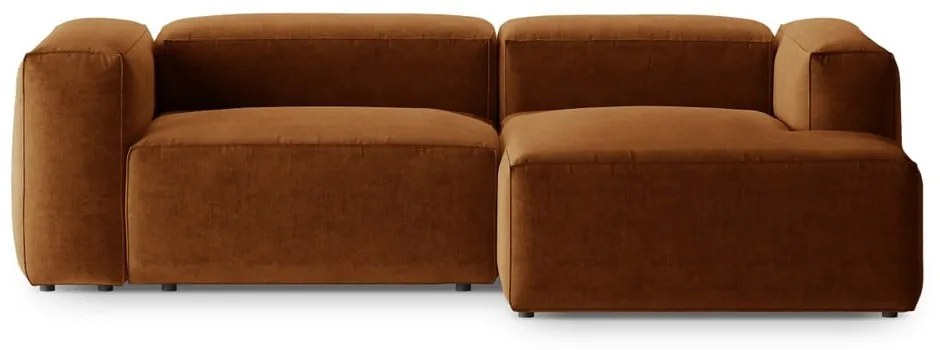 Ceglasty narożnik (prawostronny/z szezlongiem) Bergano – Cosmopolitan Design