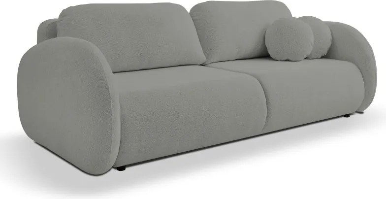 Sofa LOOP z funkcja spania i pojemnikiem CIEMNY SZARY RAVEN 07