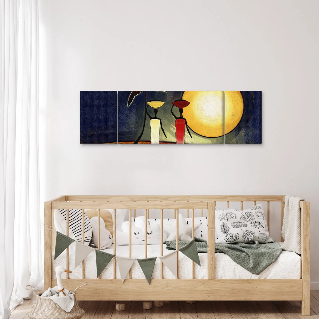 Obraz starożytnego obrazu (170x50 cm)
