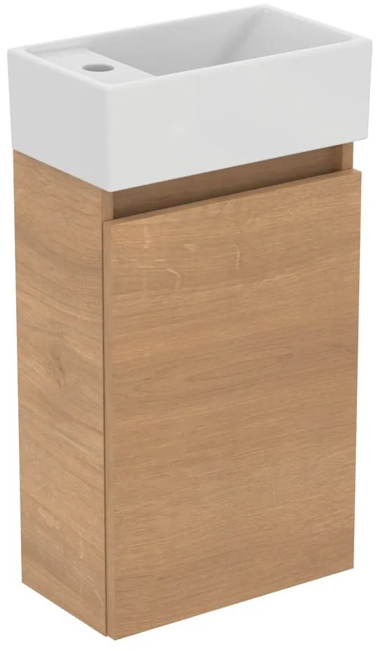 Wisząca szafka pod umywalkę w dekorze dębu 35x55 cm Eurovit+ – Ideal Standard