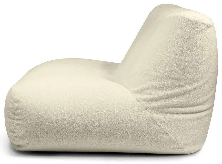 Brązowy worek do siedzenia z materiału bouclé Sofa Tube – SLOWDOWN