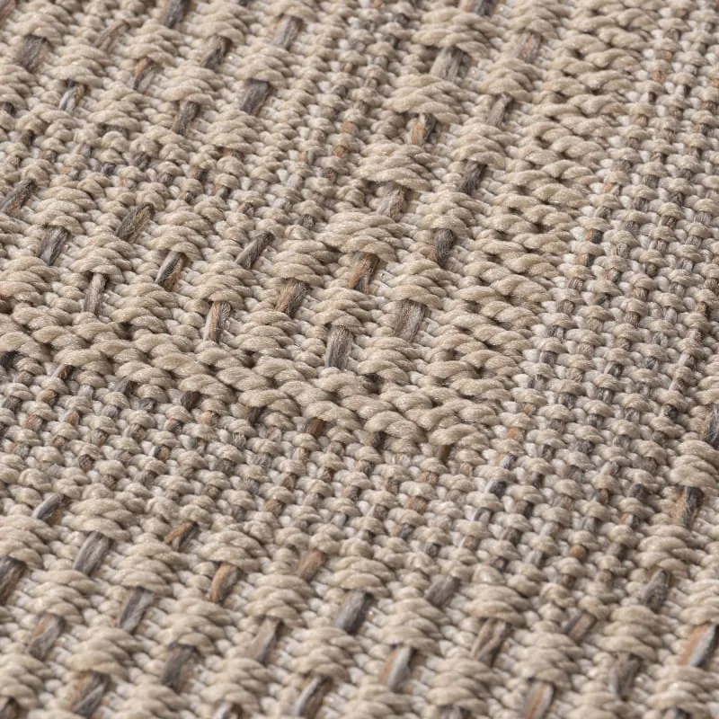 Dywan zewnętrzny Desert Ramka beżowy 280 cm x 370 cm