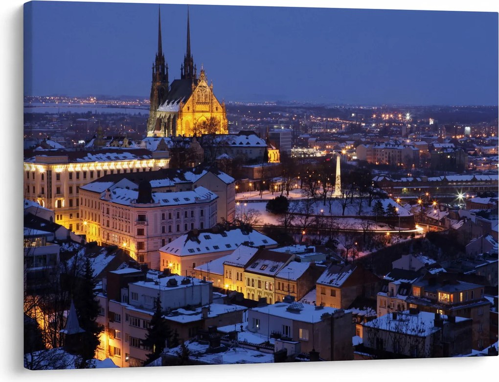 Obraz - Katedra św. Piotra i Pawła, Brno, Czechy (70x50 cm)
