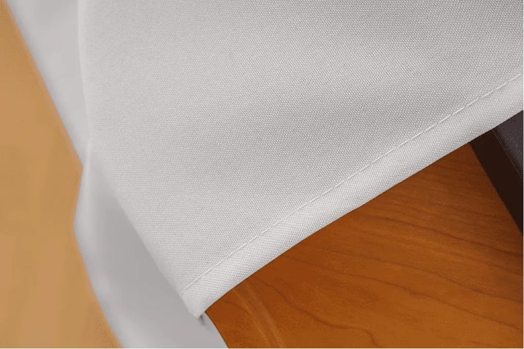 Zasłona OXFORD LIGHT 140x250 cm, biała Zawieszanie: Taśma z wiązaniami