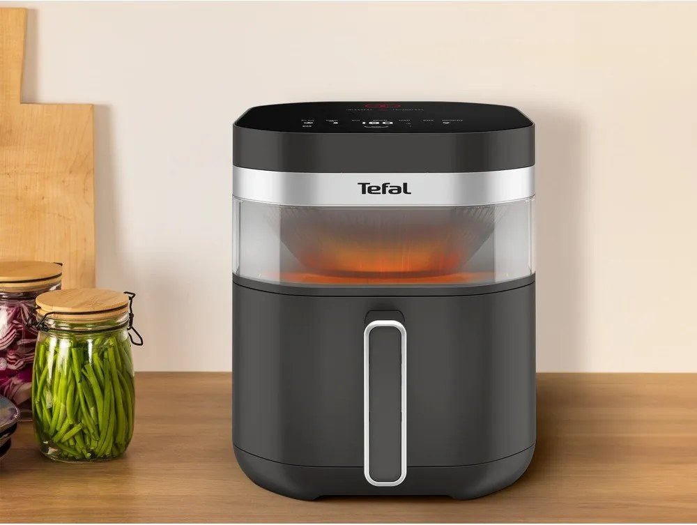 Ciemnoszara frytkownica beztłuszczowa Infrared EY832HE0 – Tefal