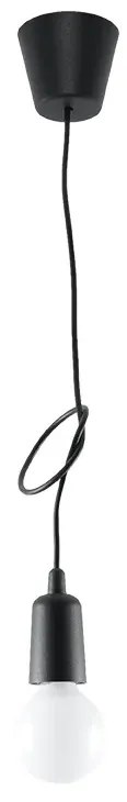 Czarna loftowa lampa wisząca zwis - EX541 M4-C29
