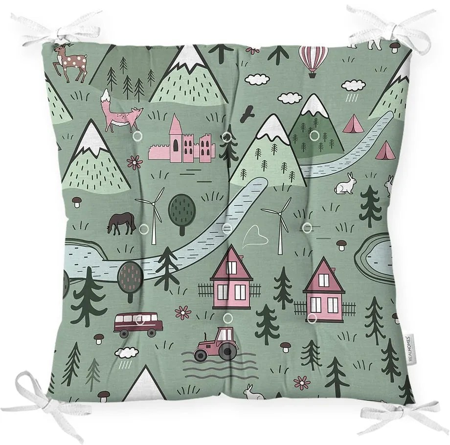 Poduszka na krzesło z domieszką bawełny Minimalist Cushion Covers Village, 40x40 cm