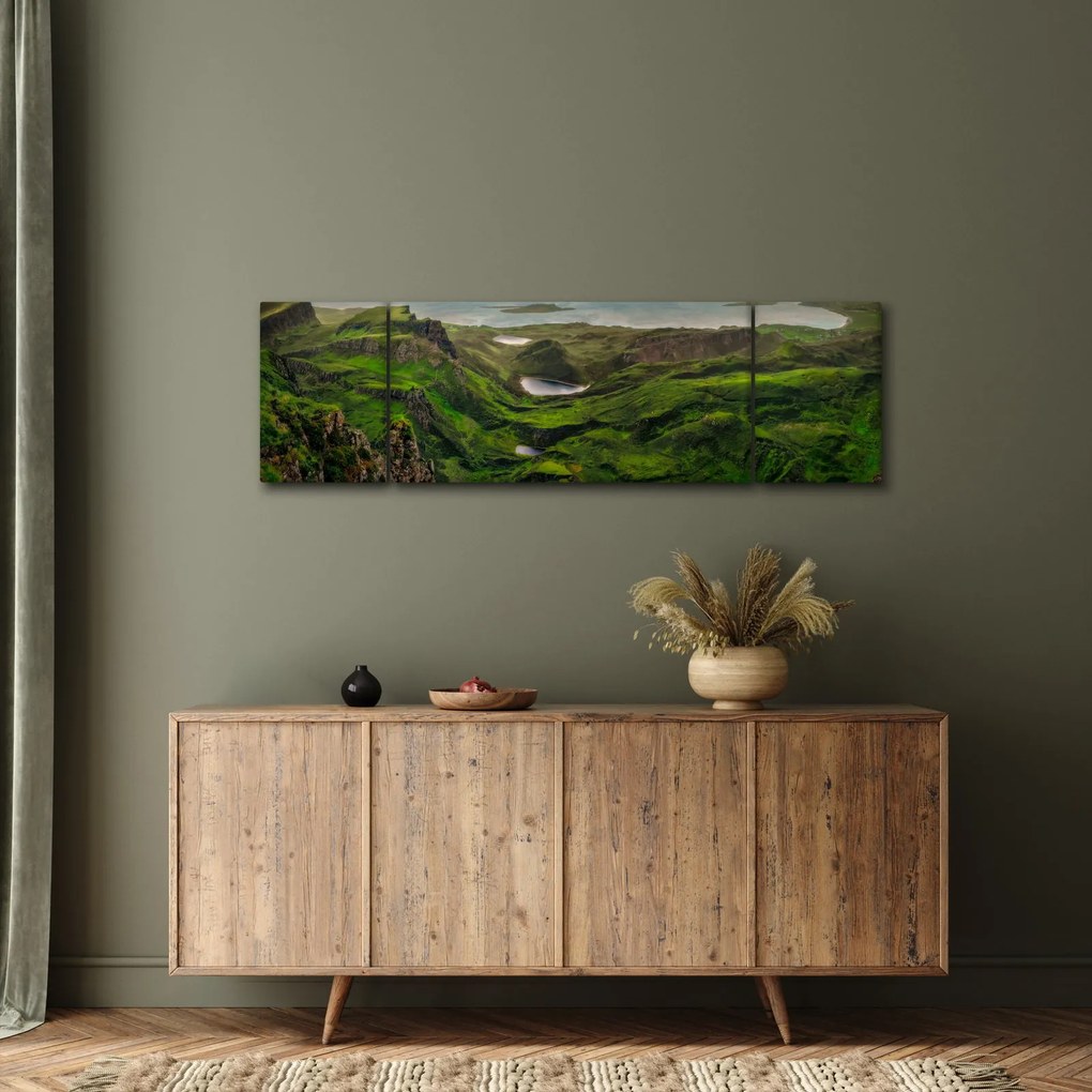 Obraz - Quiraing, Szkocja (170x50 cm)