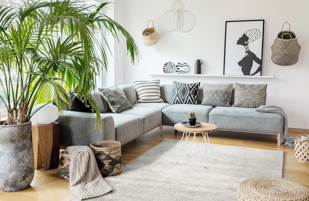 Dywan nowoczesny Stella jasny szary 195 cm x 290 cm