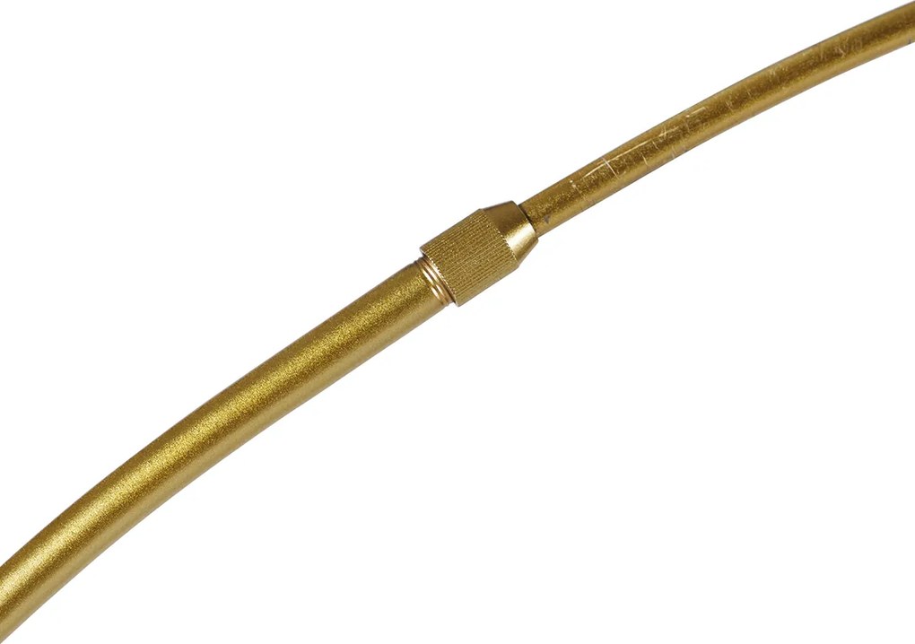 Inteligentna lampa łukowa mosiężna z białym kloszem włącznie z Wi-Fi A60 - Arc Basic