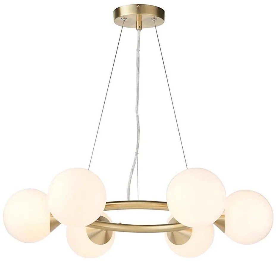 Endon 106390 - Żyrandol na lince OTIS 6xG9/3W/230V złoty