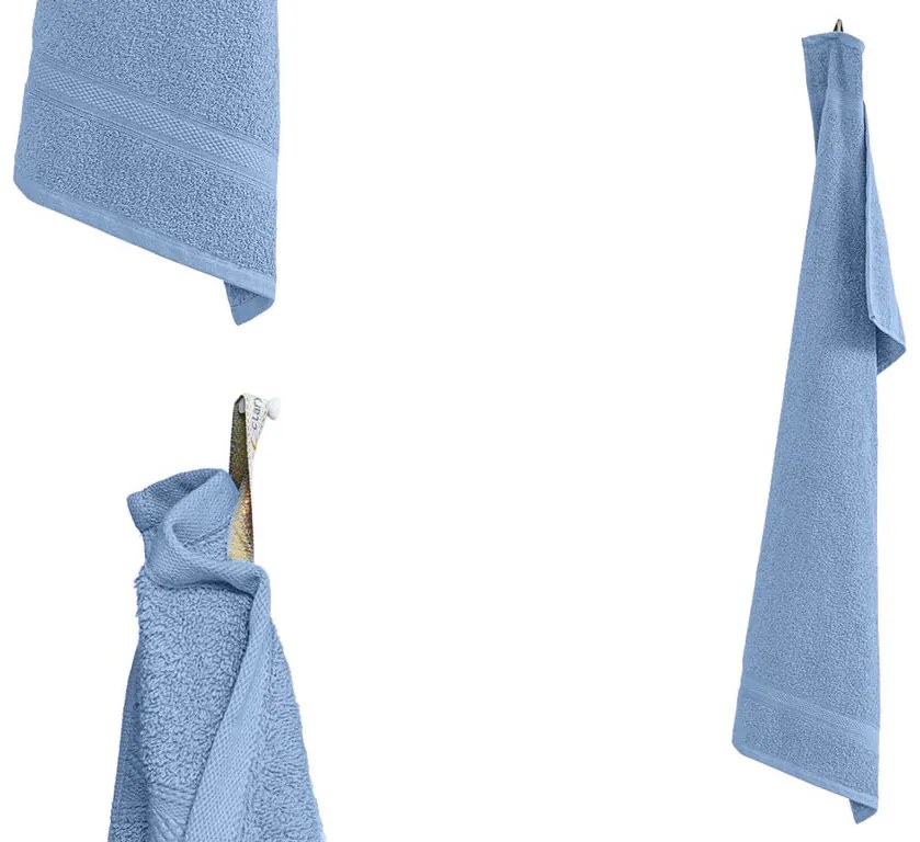 Ręcznik CLARYSSE ELEGANCE 60x110 cm niebieski, 100% bawełna