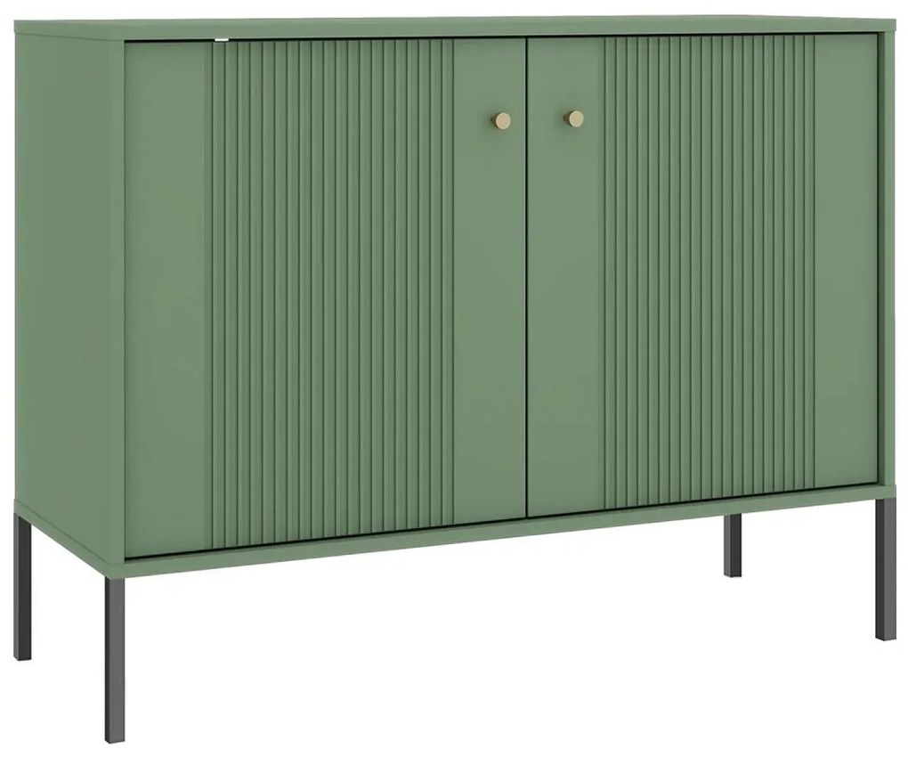 Komoda LUE zielona/czarna