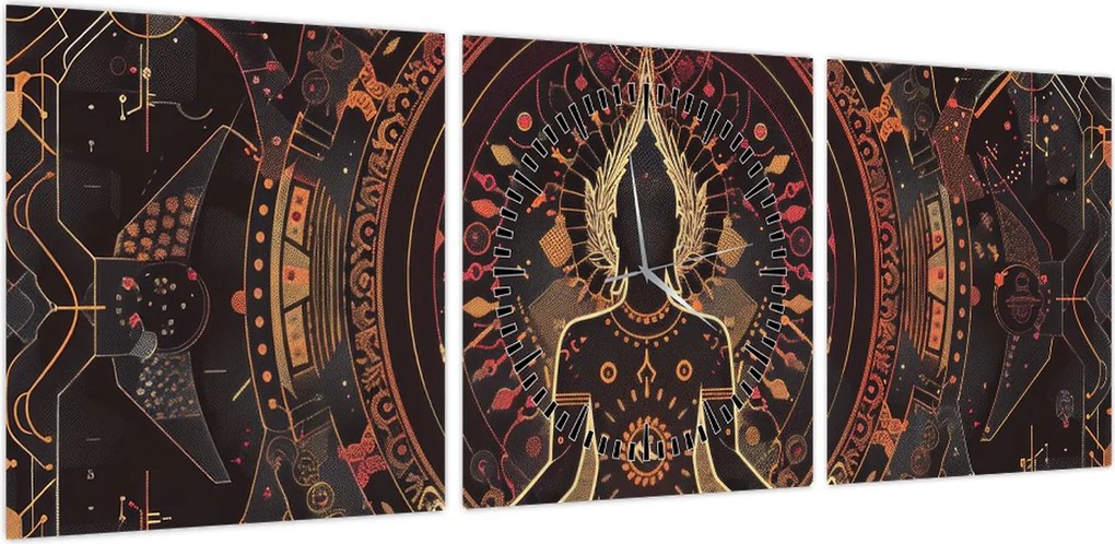 Obraz - Zen (z zegarem) (90x30 cm)