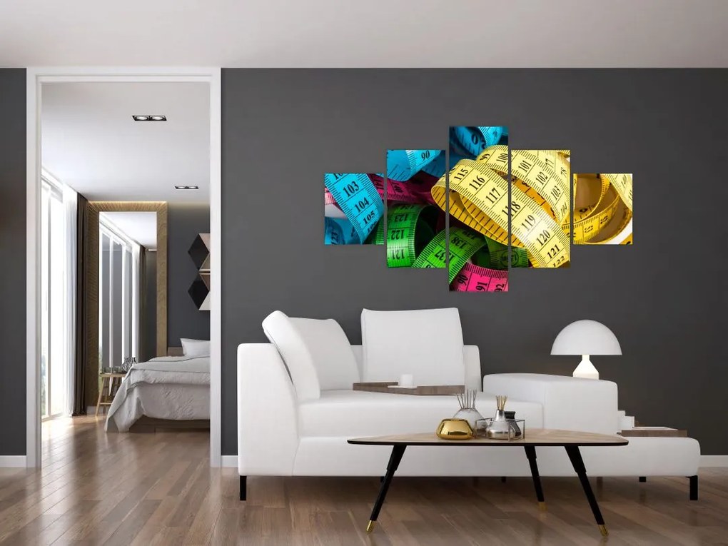 Obraz mierników koloru (125x70 cm)