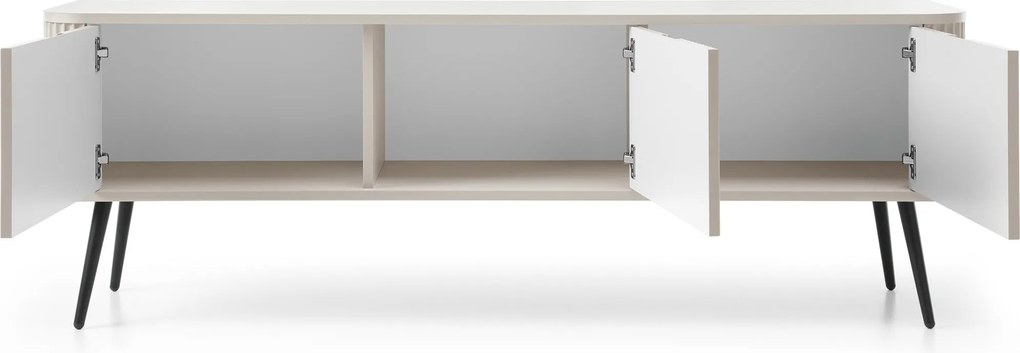Szafka RTV stojąca ZENZERO 168 cm do Salonu pod Telewizor - Kaszmir