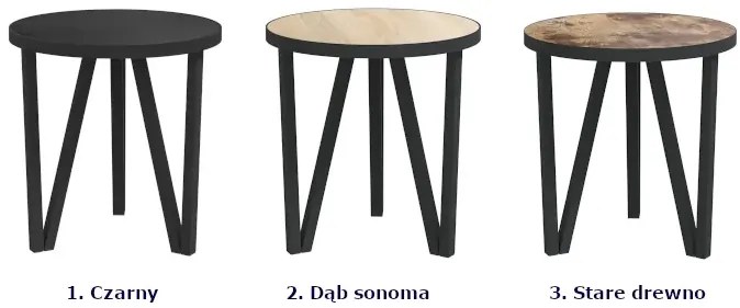 Stolik kawowy w kolorze dąb sonoma W9-H01