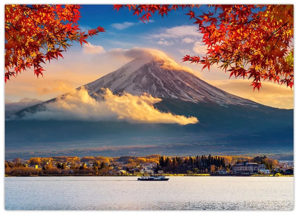 Obraz na szkle - Japonia, Góra Fuji (70x50 cm)
