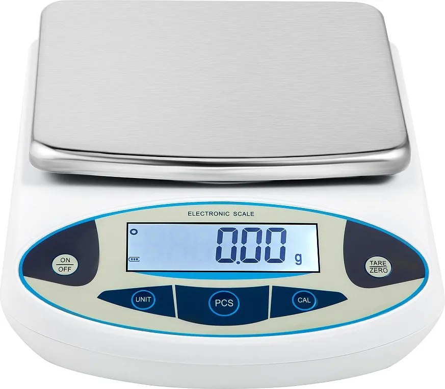 Waga Analityczna Laboratorium SucceBuy, Cyfrowa Waga Precyzyjna 5000 g x 0,01 g, Waga Biżuterii Próbek