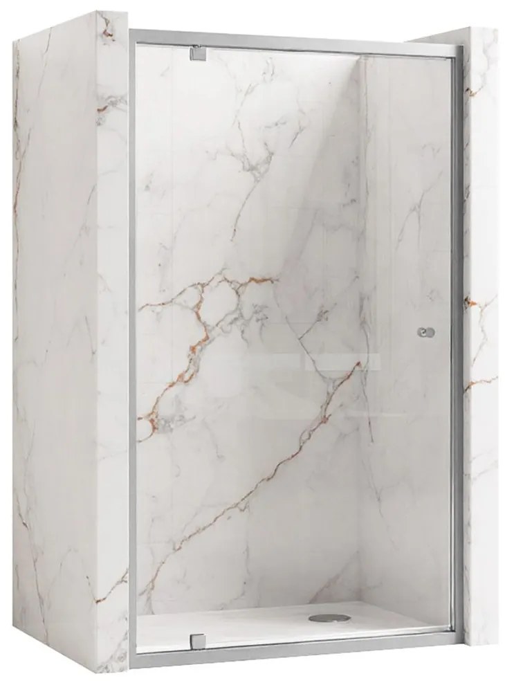 Drzwi prysznicowe Rea Primo Swing 80 Chrom