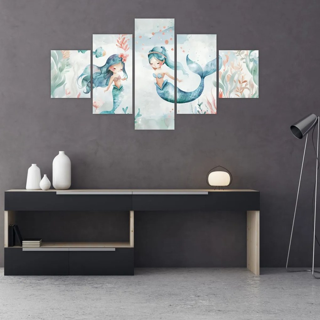 Obraz - Syreny (125x70 cm)