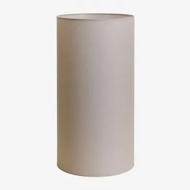 Abażur Z Tkaniny Arlina Jasnoszary Taupe & Ø30 Cm - ↑60 Cm - Sklum