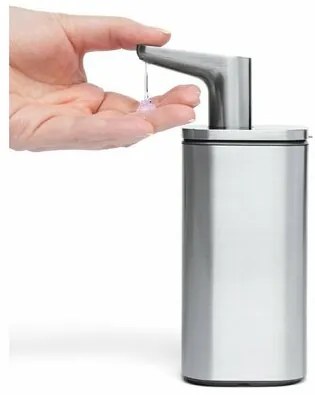 Simplehuman Dozownik mydła i płynu dezynfekującego Pulse 295 ml, stal nierdzewna, S