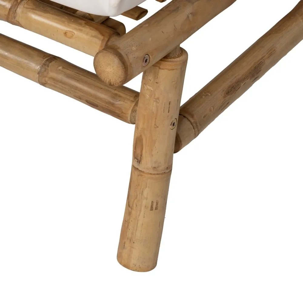 Biała sofa 135 cm Bamboo – Ixia
