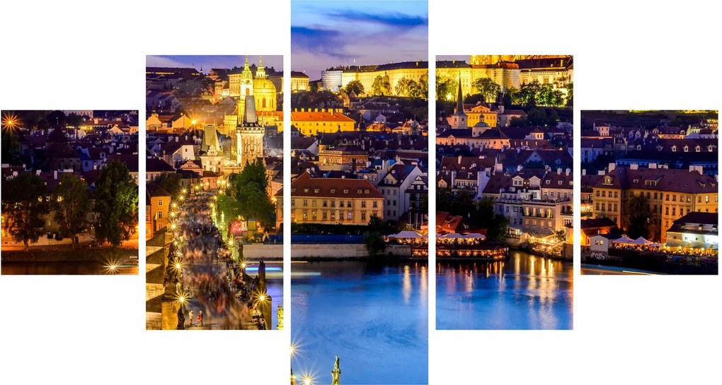 Obraz - Most Karola, Praga, Czechy (125x70 cm)
