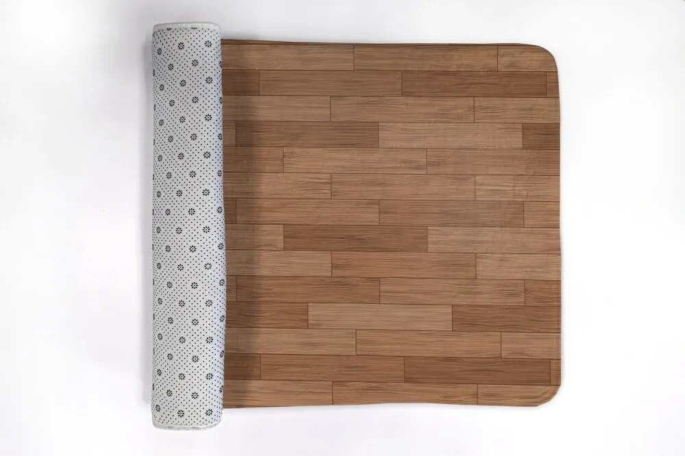 Antypoślizgowy dywanik łazienkowy Antypoślizgowy dywanik łazienkowy Drewniana podłoga