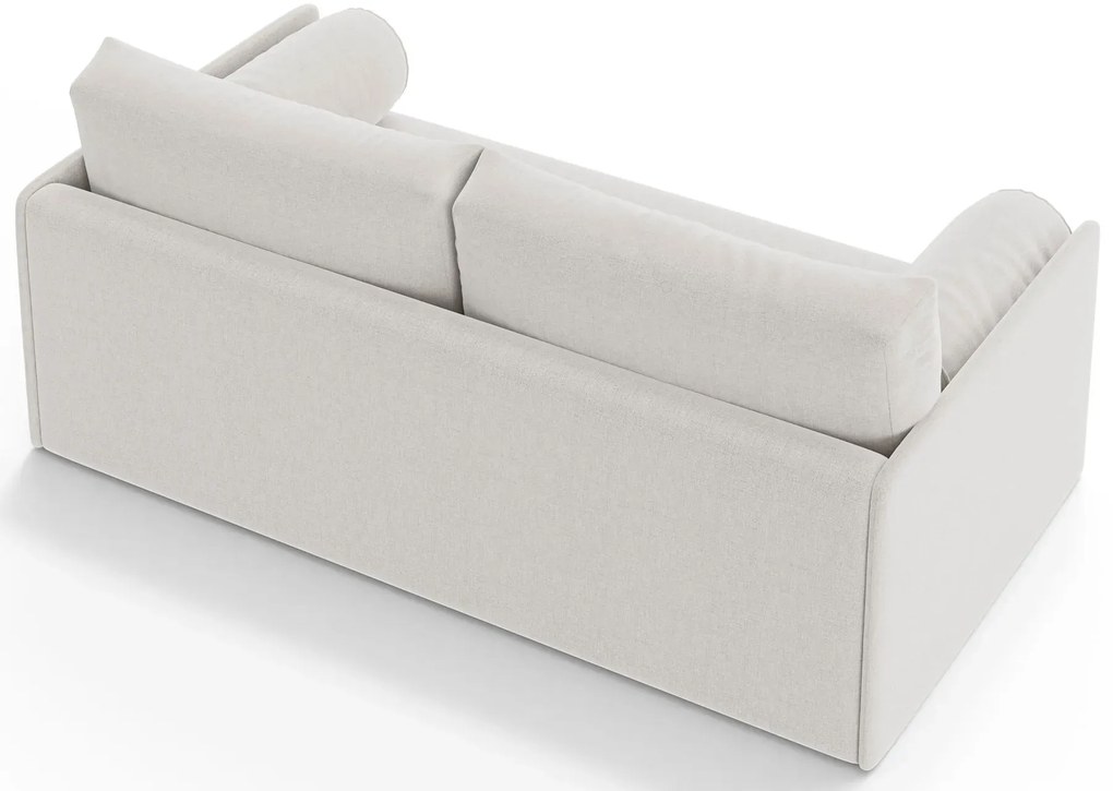 Gładka sofa rozkładana z poduszkami - 32 kolory A1-T64