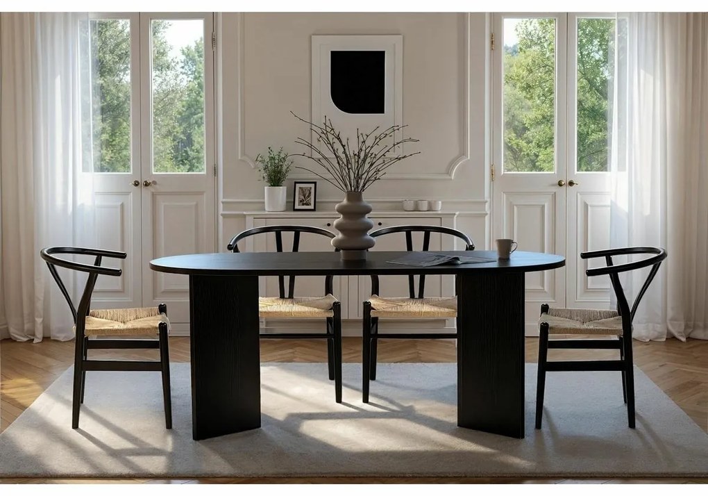 Stół jadalniany Sablin Wood Black