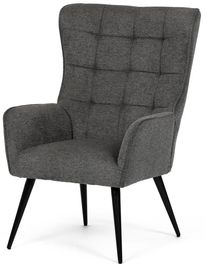 Fotel relaksacyjny 315 GREY2, ciemnoszary