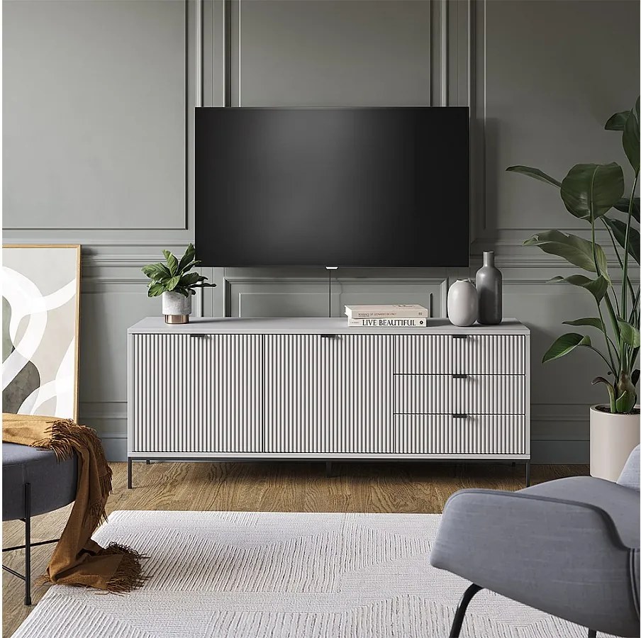 Lowboard szary 150x42x60 eliza