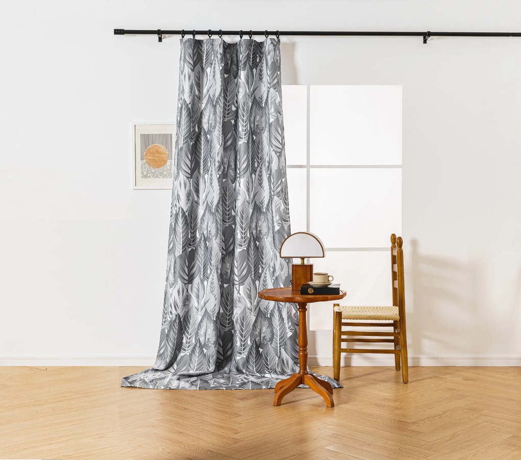 Zasłony designerskie PERUN 140x270 cm (2 szt.), wzorzyste