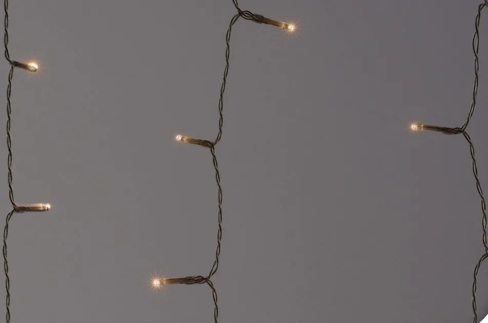 Kurtyna świetlna 220 LED, lampki dekoracyjne, ciepłe światło