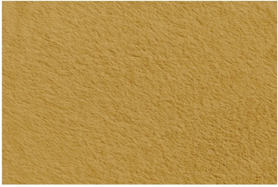 Żółty worek do siedzenia z imitacji futra Lilibet – Bobochic Paris