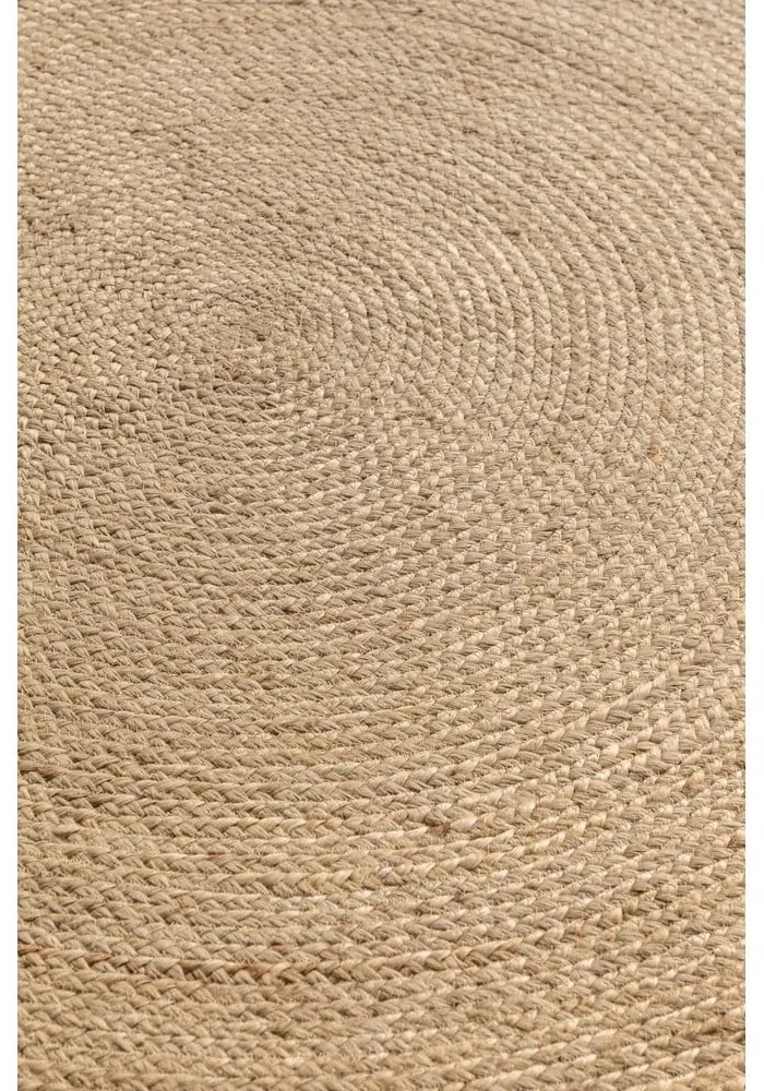 Okrągły dwustronny dywan z juty ø 100 cm Braided Ivory – Hanse Home