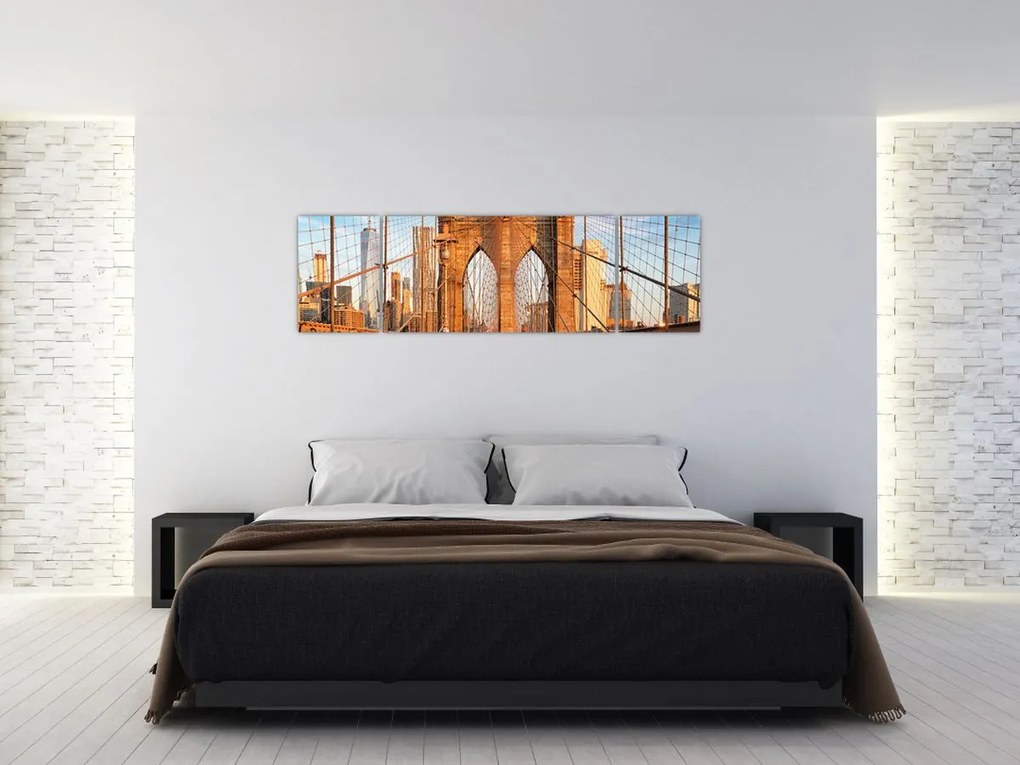 Obraz - Most Brookliński (170x50 cm)