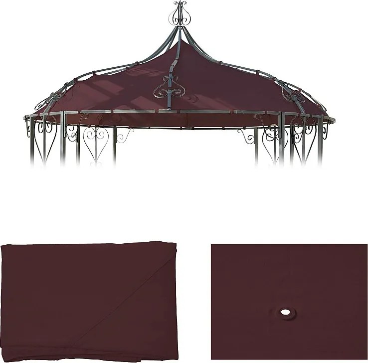 Wymiana pokrycia dachu pergoli Cabrera,  Czerwono-brązowy