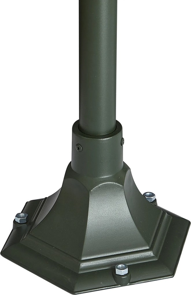 Klasyczny lampion ogrodowy ciemnozielony 135 cm IP44 - Berta