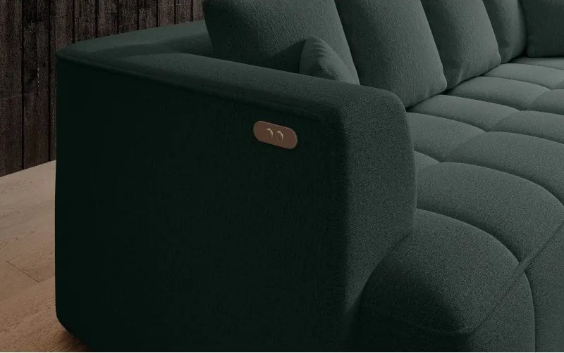 Sofa kanapa ALBIO BigSofa kanapa z elektryczną regulacją siedziska WERSAL