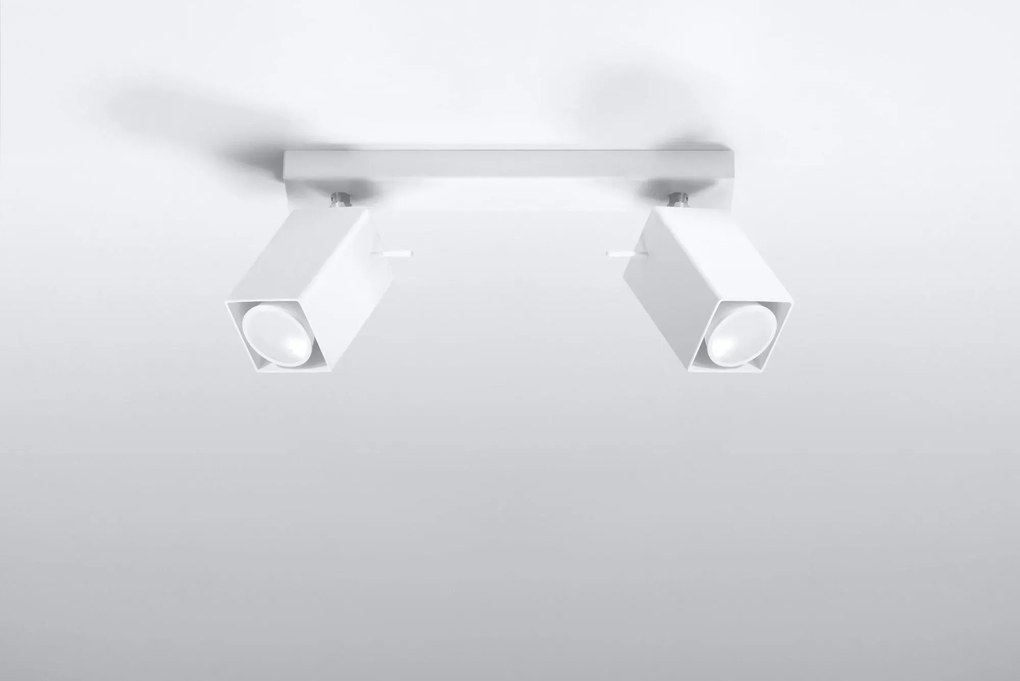 Nowoczesny plafon LED E787-Rexi - biały