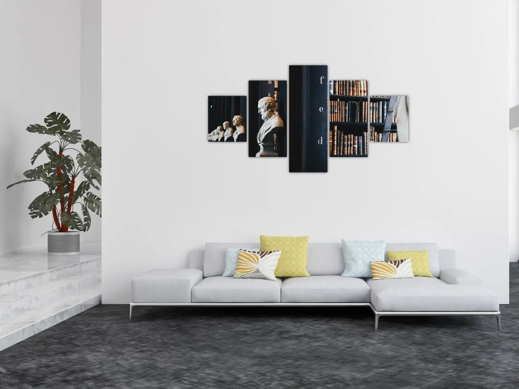 Obraz - W bibliotece (125x70 cm)