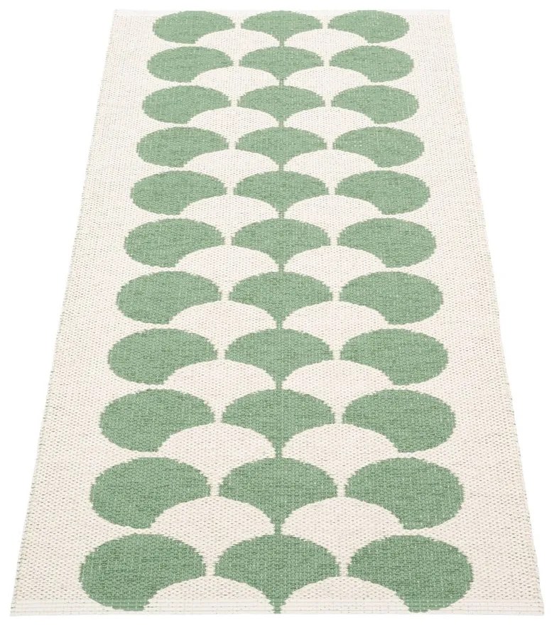 Zielono-kremowy chodnik odpowiedni na zewnątrz 70x150 cm Poppy Oregano – Pappelina