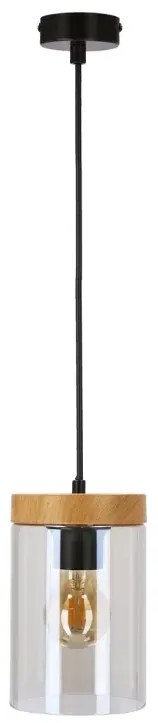 Nowoczesna lampa wisząca ze szklanym kloszem - K447 R4-Z58