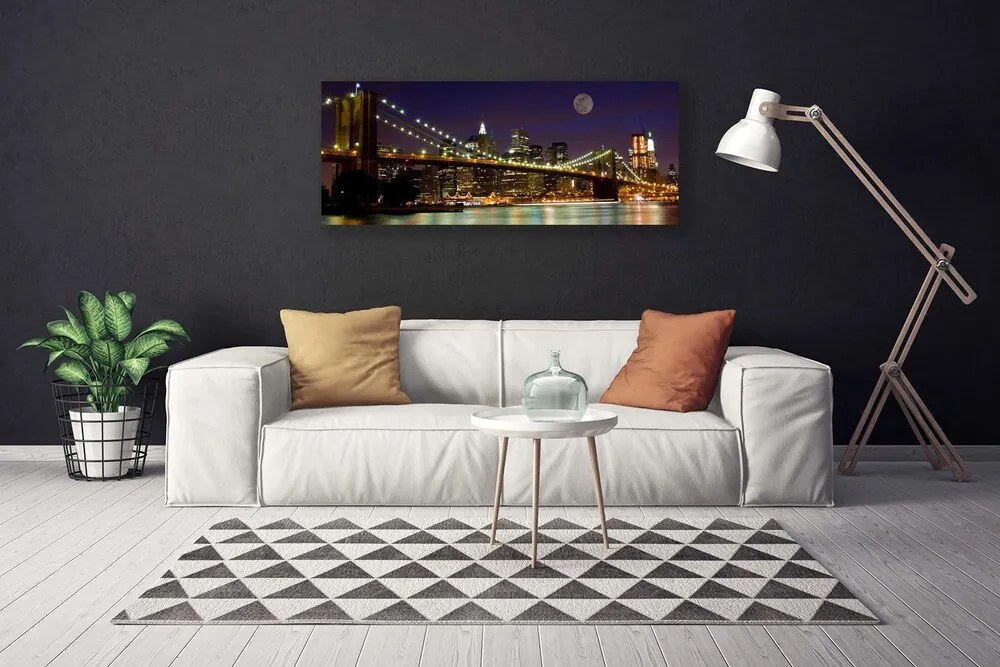 Obraz na płótnie Perspektywa Nowoczesnego Mostu