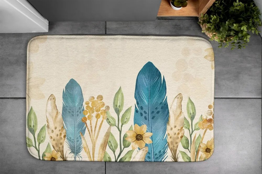 Dywanik łazienkowy Dywanik łazienkowy Ptasie Pióra